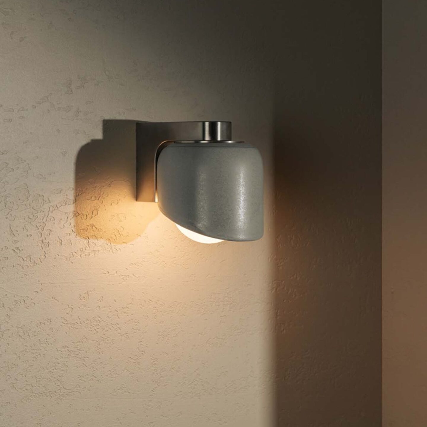 Terra 0.5 Wall Light Fog Brushed Nickel